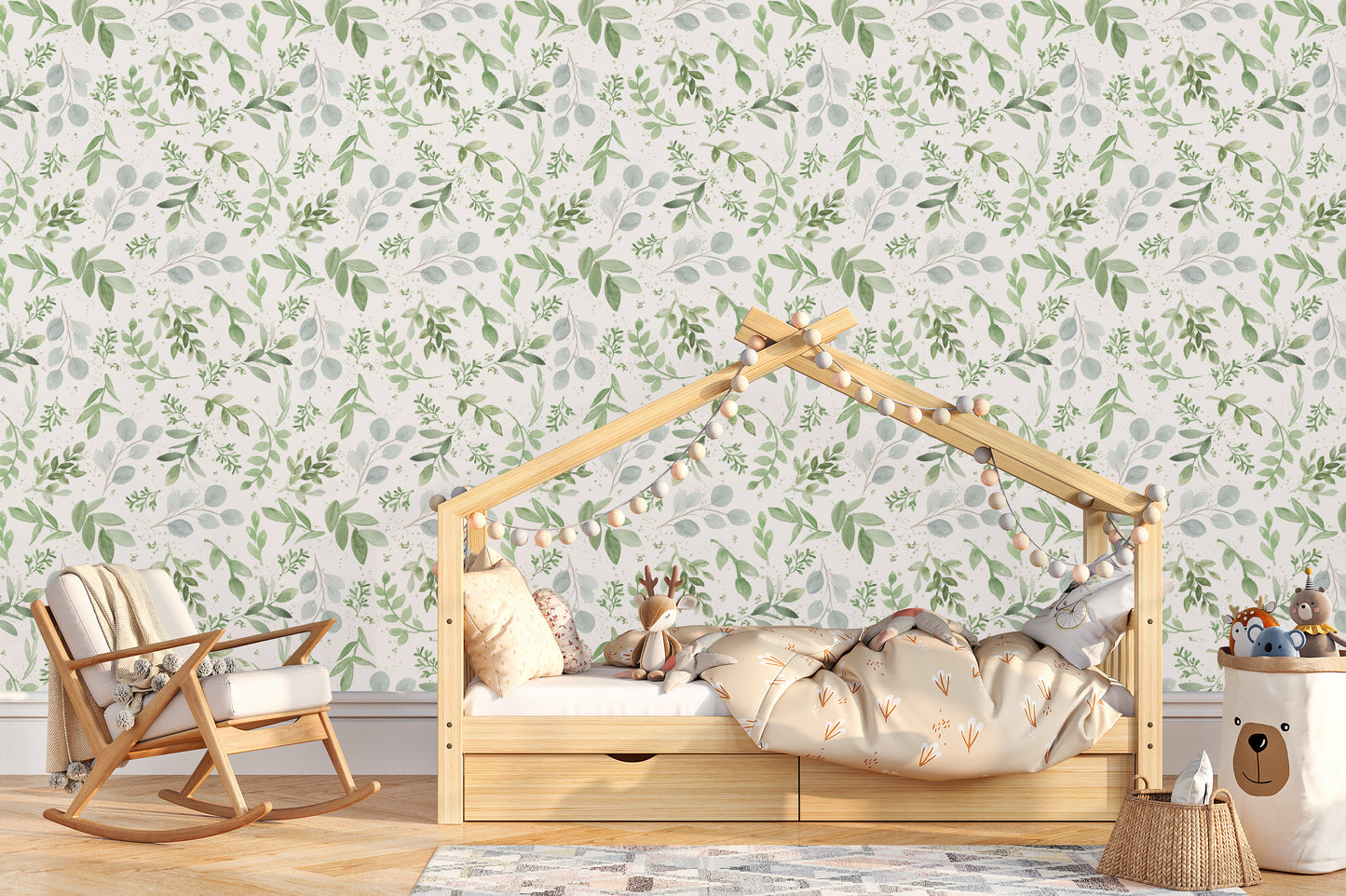 CAROLINE L Wallpaper | Removable Pre-pasted Floral Wallpaper 0160