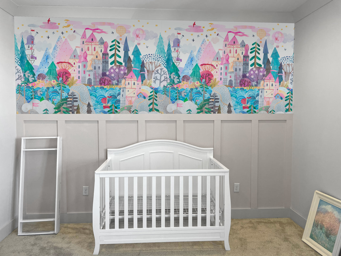 Marley Wallpaper Mural | Fairy Tale Castle Removable Wallpaper Peel and Stick and Unpasted 0197