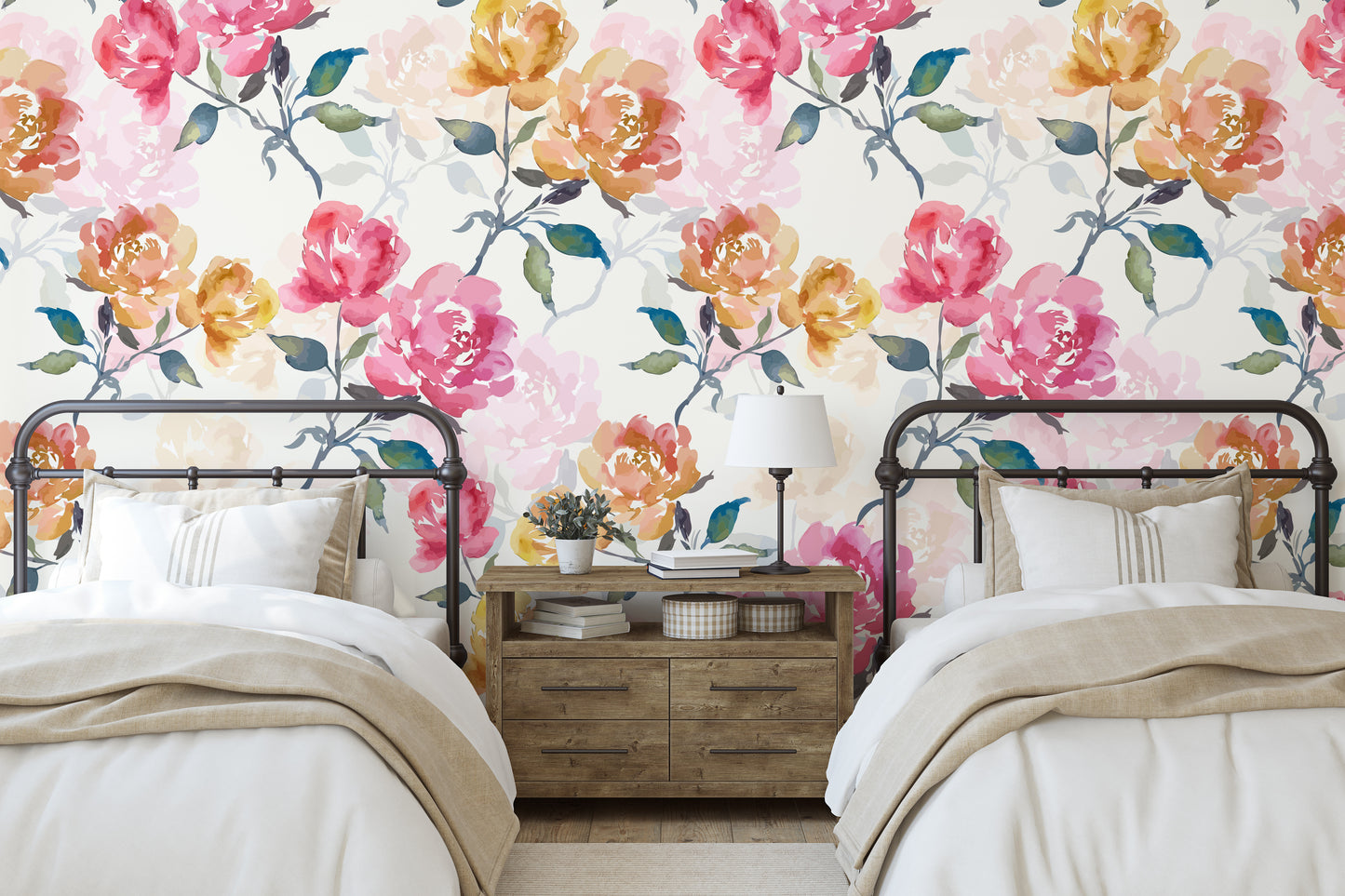 ANNALISE Wallpaper | Removable Pre-pasted Floral Wallpaper 0208