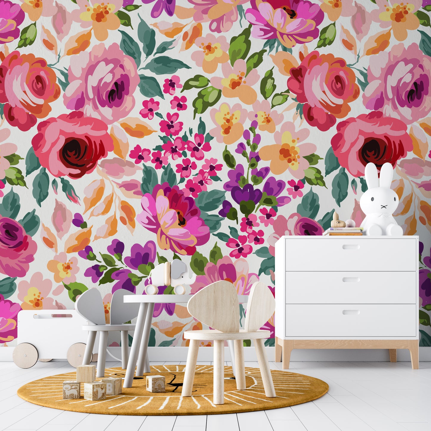 MALENA Wallpaper | Removable Pre-pasted Floral Wallpaper 0211