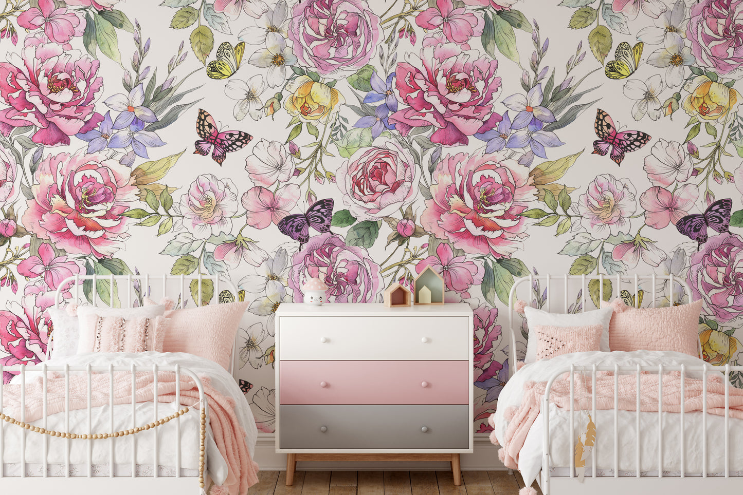 DEMI Wallpaper | Removable Pre-pasted Floral Wallpaper 0214