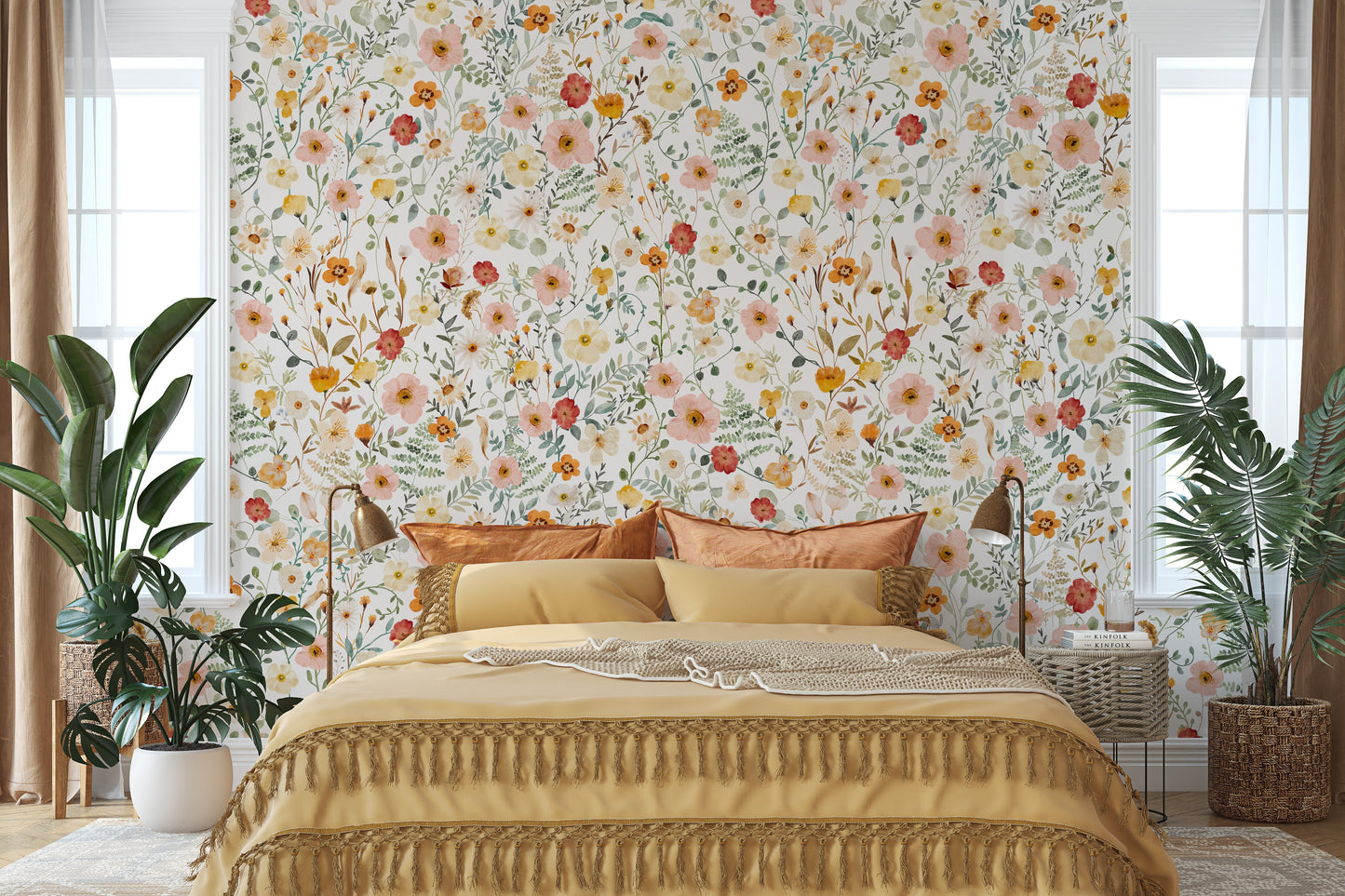 MADISON Wallpaper | Removable Pre-pasted Floral Wallpaper 0215