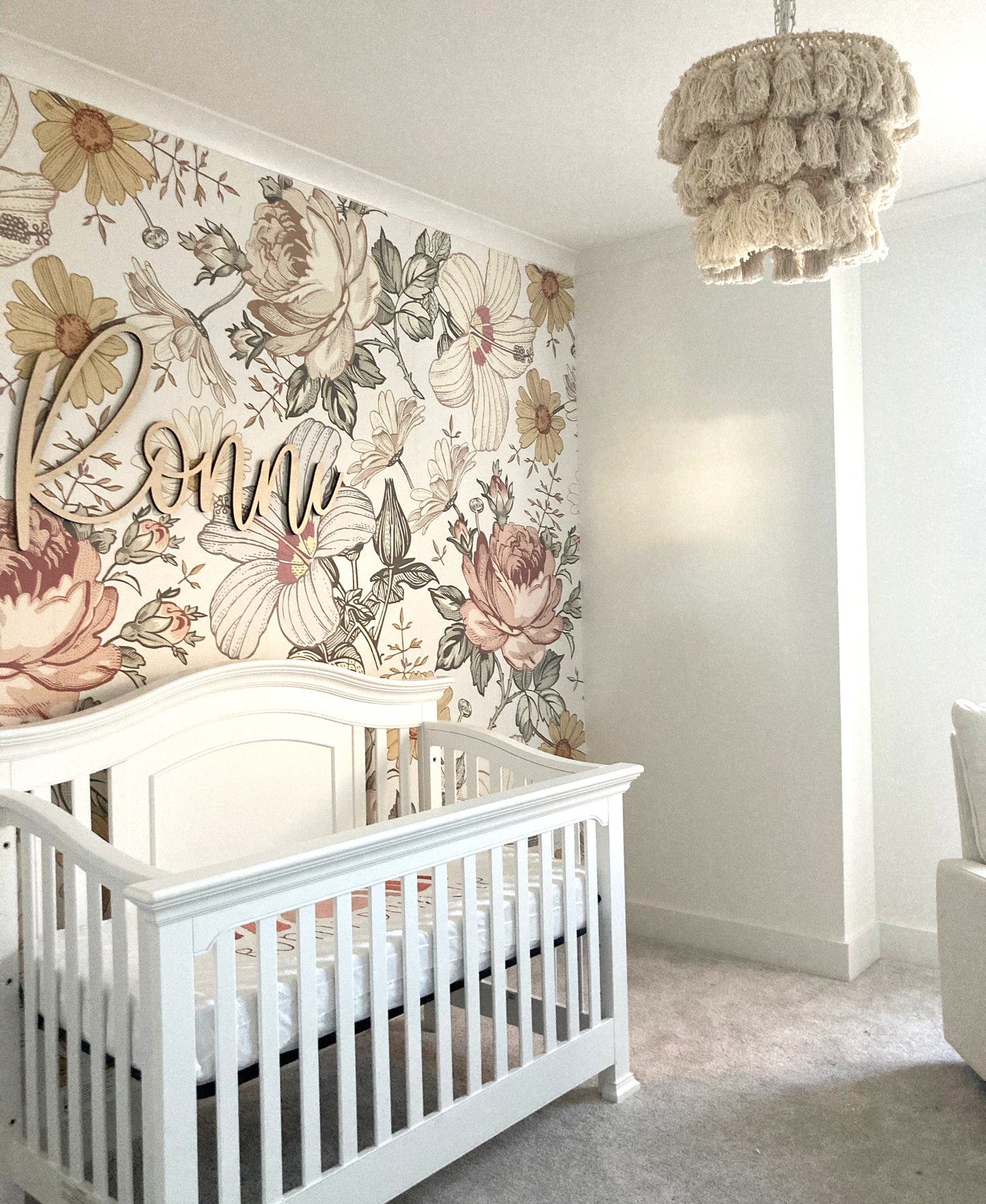 Removable Wallpaper Camila Vintage Flowers 0130L