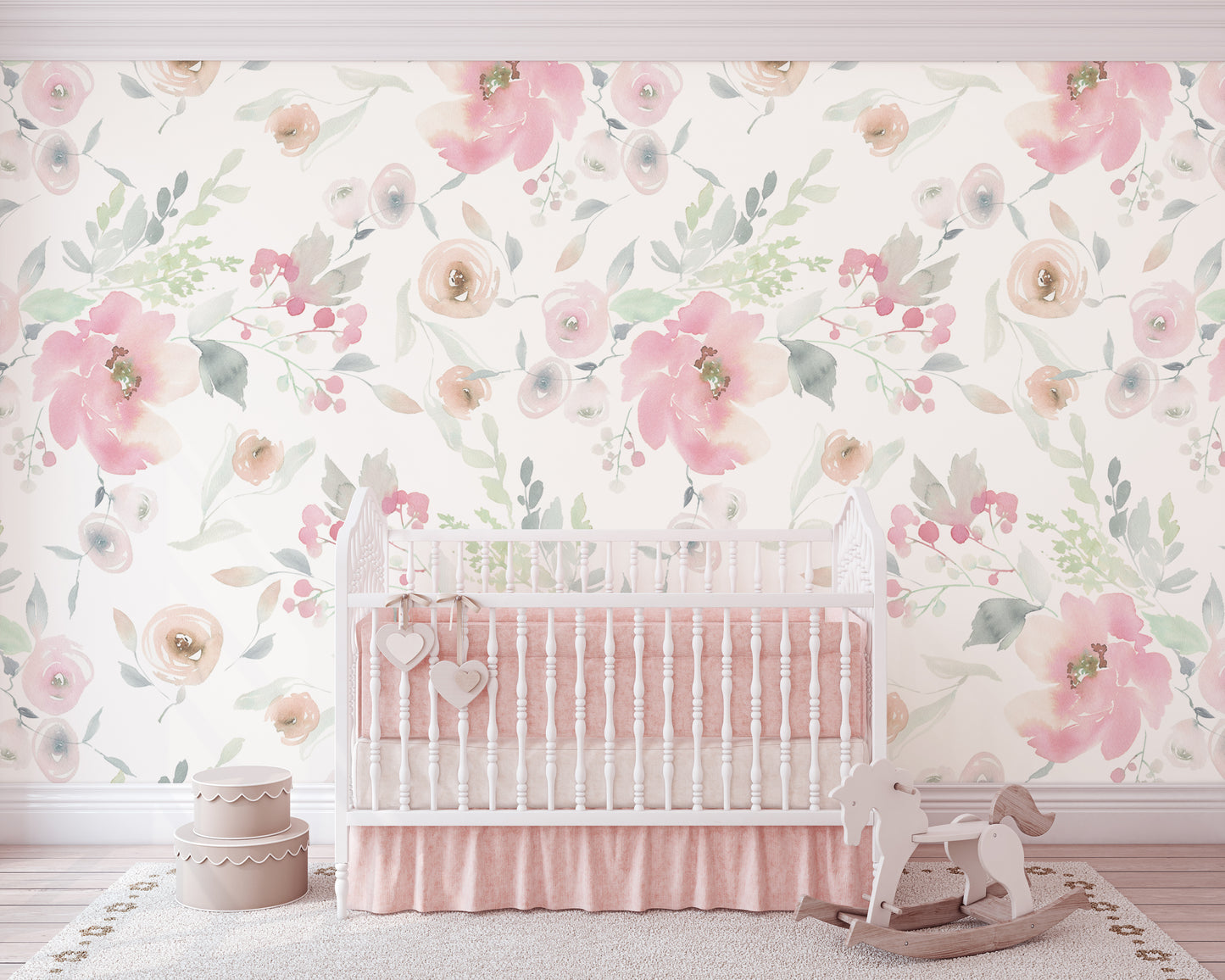 ELIZABETH Wallpaper | Removable Pre-pasted Floral Wallpaper 0133