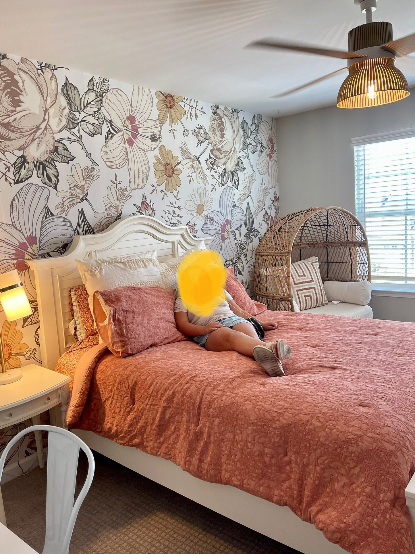 Removable Wallpaper Camila Vintage Flowers 0130L