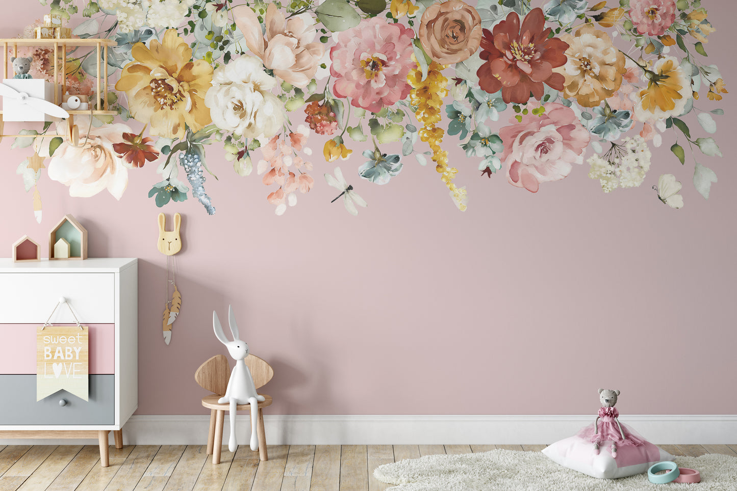 Wall Decal Border AMBER Nursery Décor