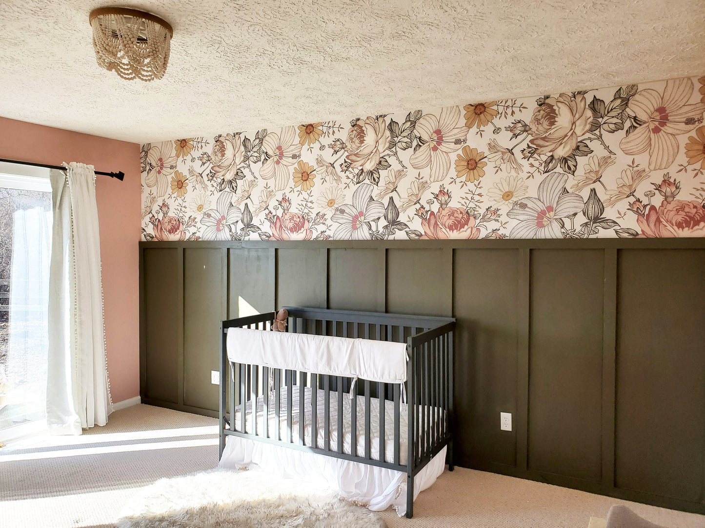 Removable Wallpaper CAMILA Vintage Flowers 0130S