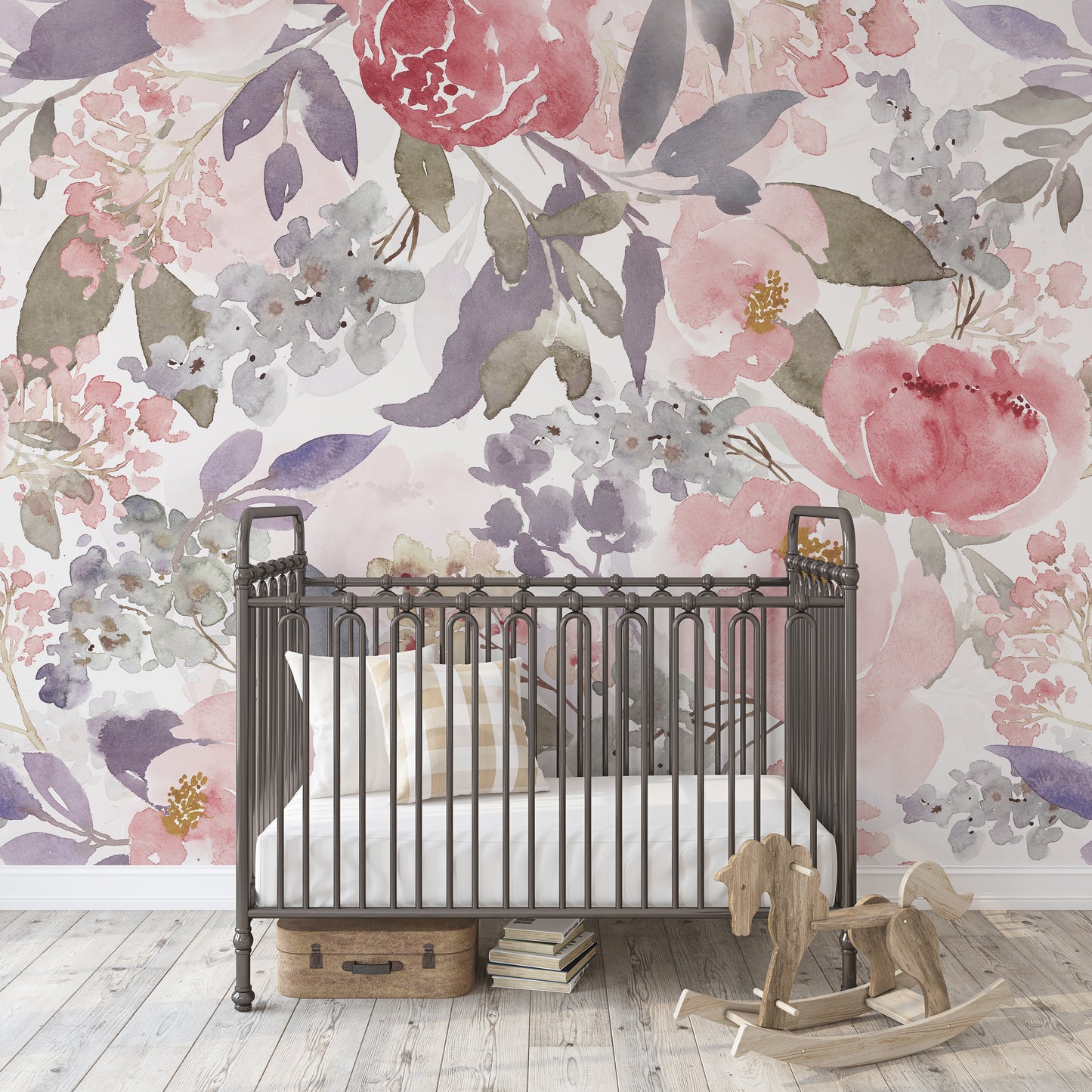 PRIM ANNE Wallpaper | Removable Pre-pasted Floral Wallpaper 0153