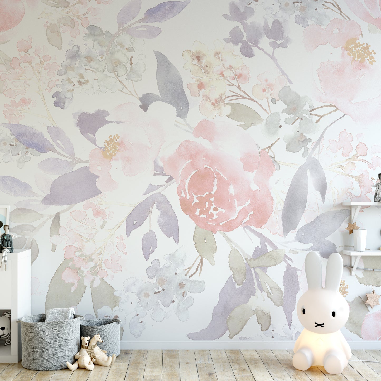 PRIM LOVE Wallpaper | Removable Pre-pasted Floral Wallpaper 0151
