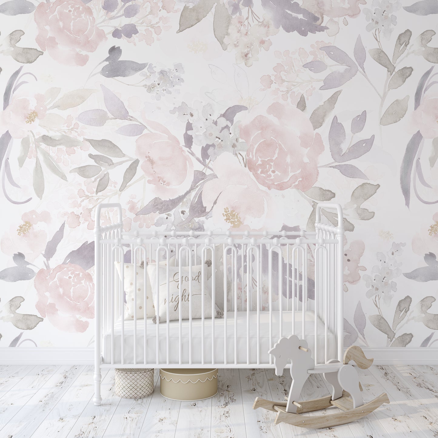 PRIM VINTAGE Wallpaper | Removable Pre-pasted Floral Wallpaper 0156