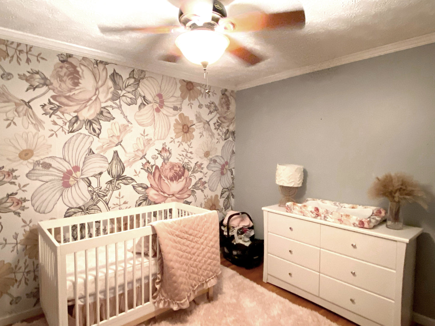 Removable Wallpaper Camila Vintage Flowers 0130L