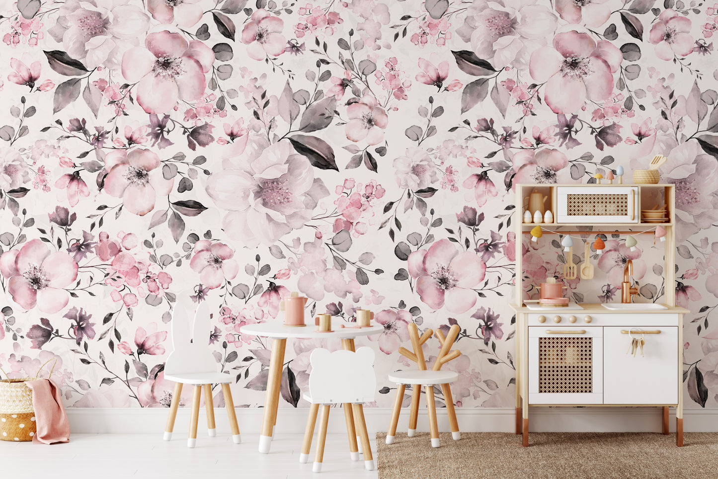 ROSIE Wallpaper | Removable Pre-pasted Floral Wallpaper 0191