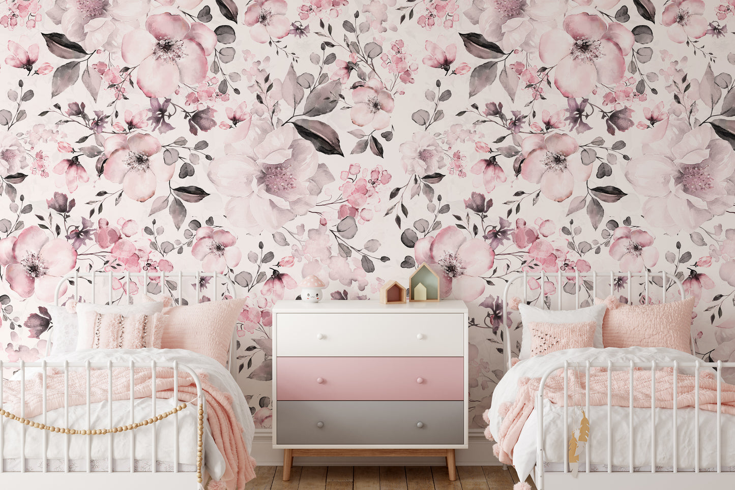 ROSIE Wallpaper | Removable Pre-pasted Floral Wallpaper 0191
