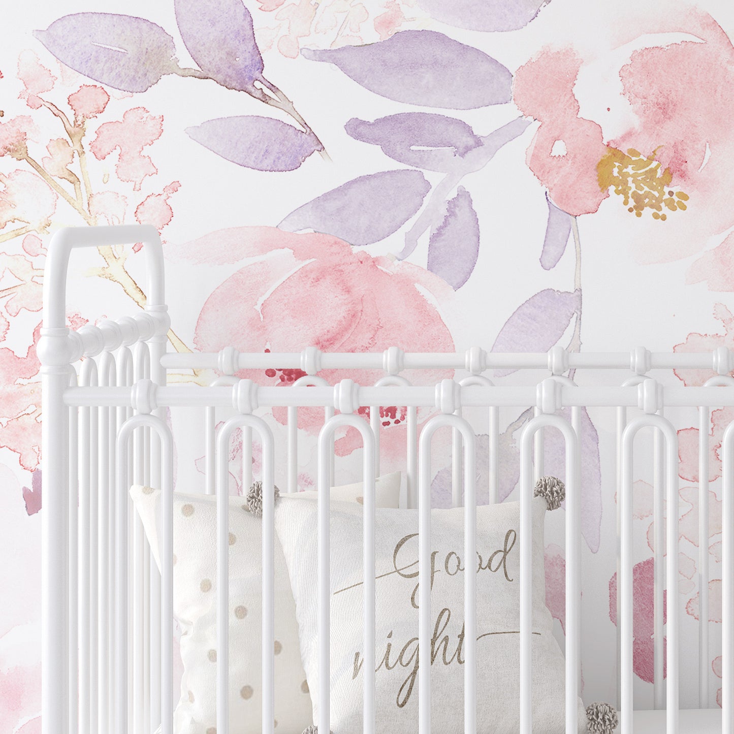 PRIM BLUSH Wallpaper | Removable Pre-pasted Floral Wallpaper 0155