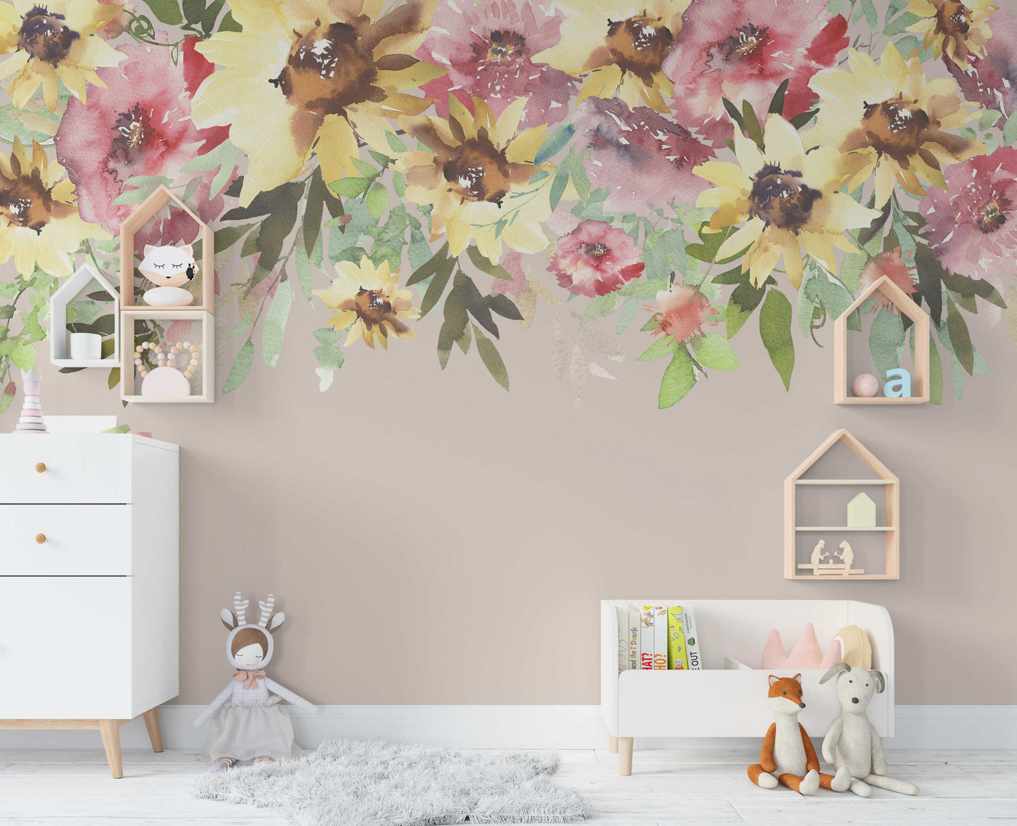 Wall Decal Border SUNNYPINK Nursery Décor