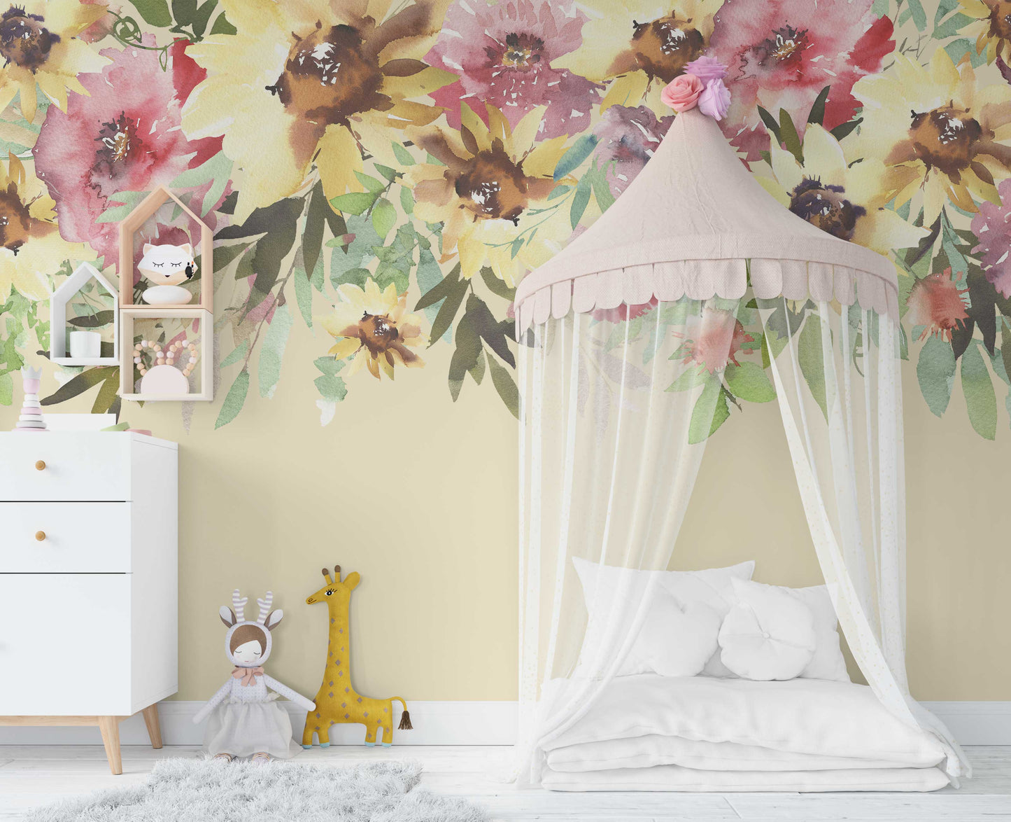 Wall Decal Border SUNNYPINK Nursery Décor