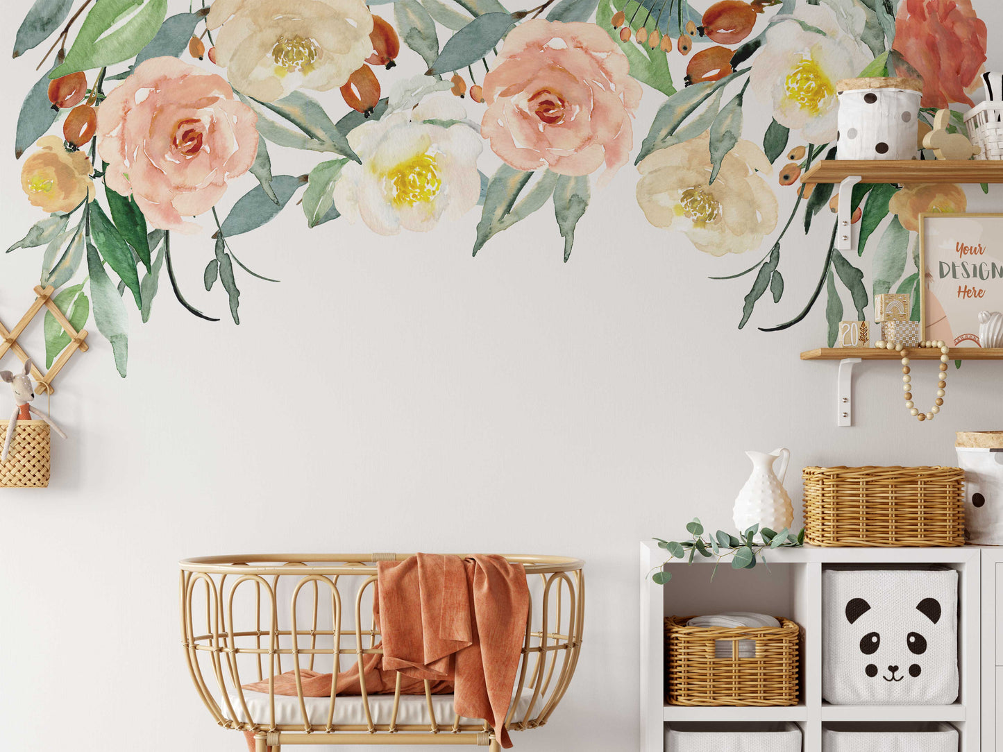 Wall Decal Canopy MAEGAN Nursery Décor