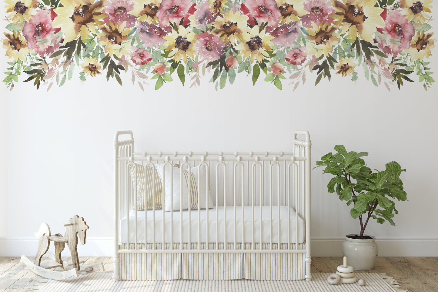 Wall Decal Border MARIGOLD Nursery Décor