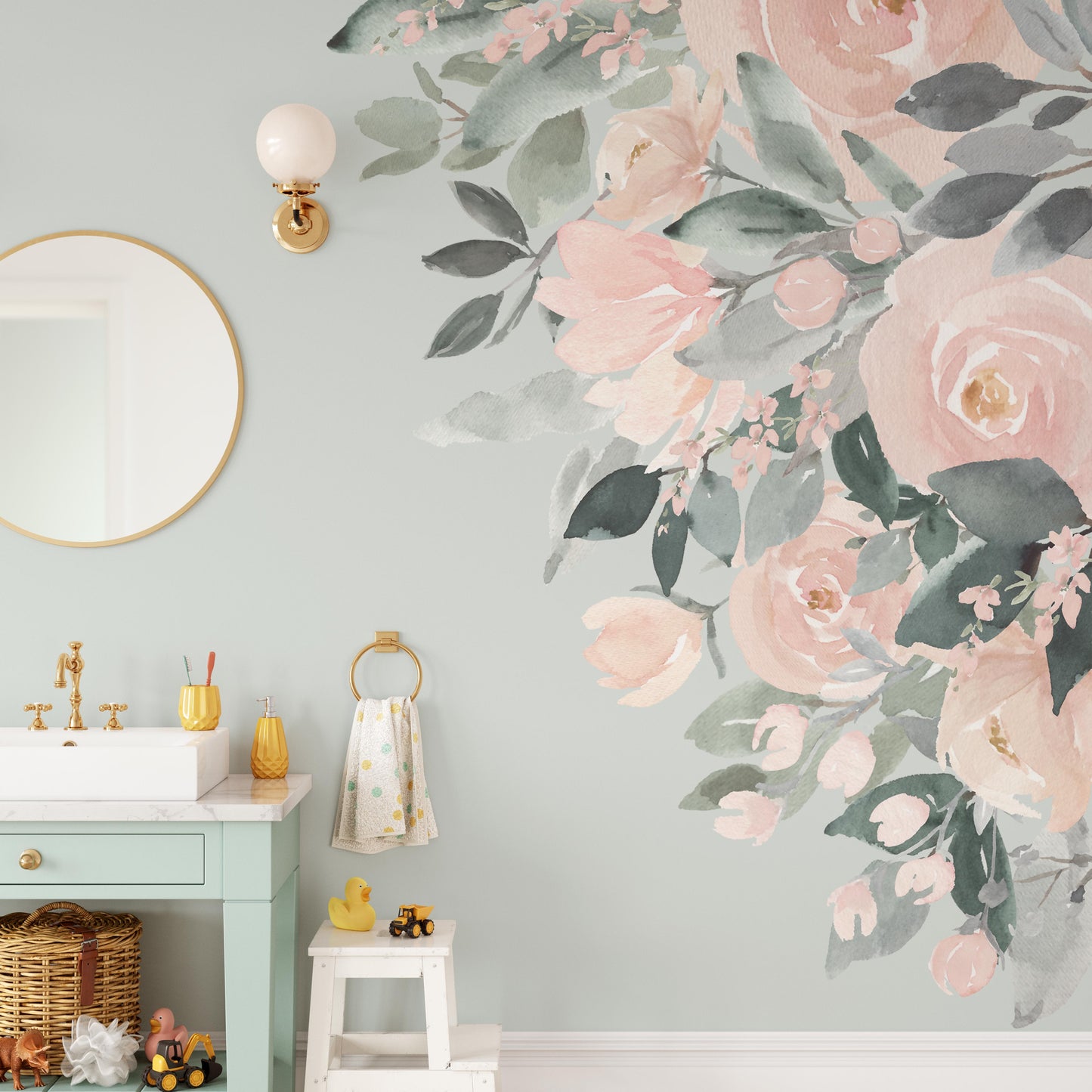 Wall Decal Corners OLIVIA ROSE Nursery Décor