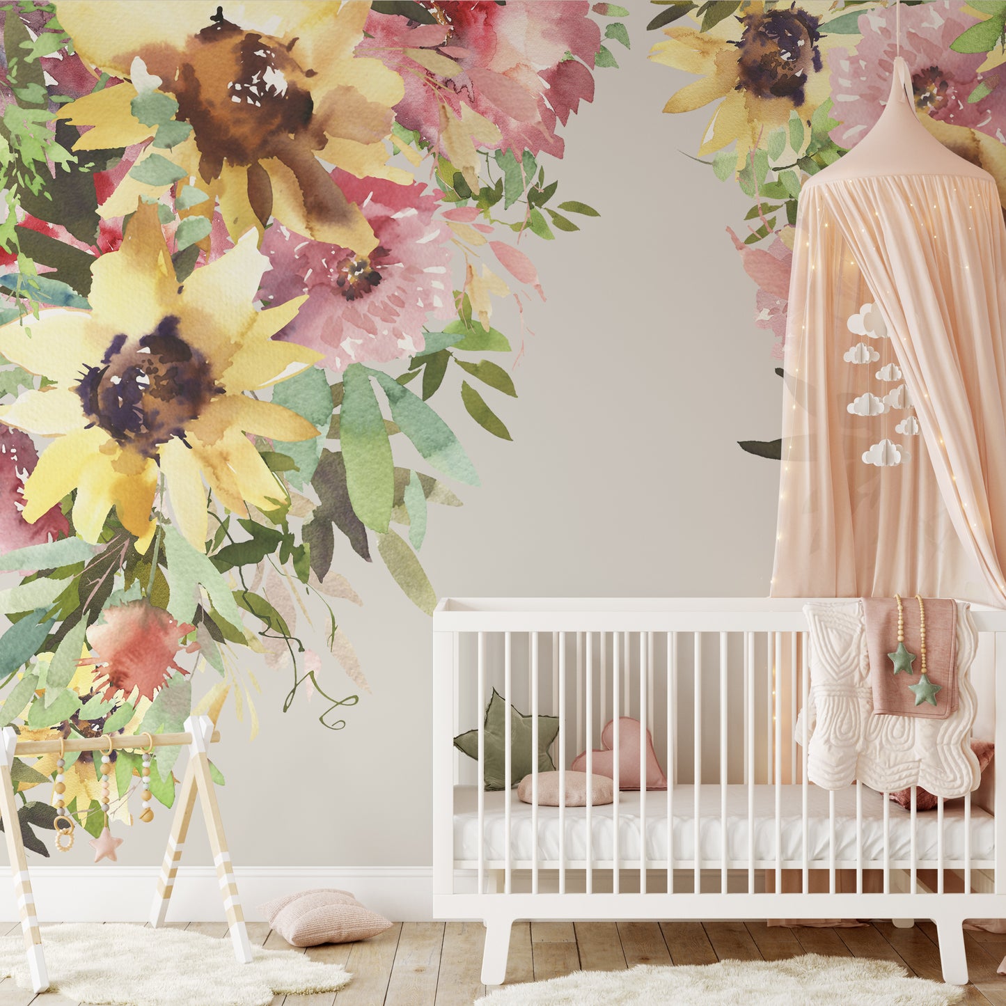 Wall Decal Corners SUNNYPINK Nursery Décor