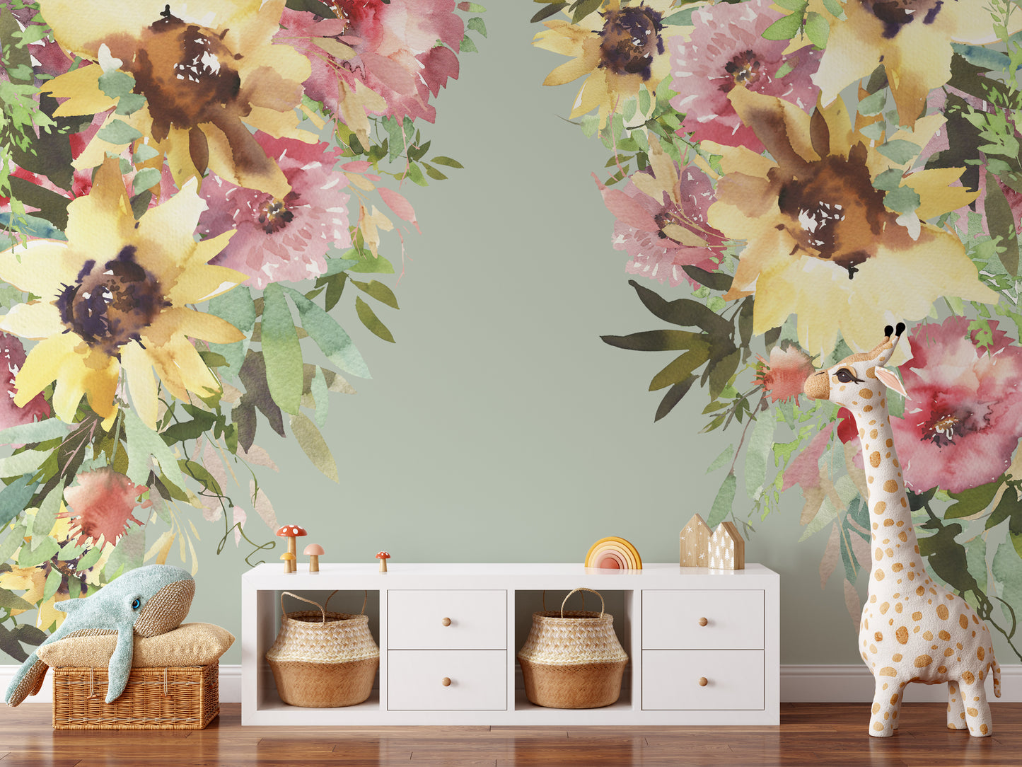 Wall Decal Corners SUNNYPINK Nursery Décor