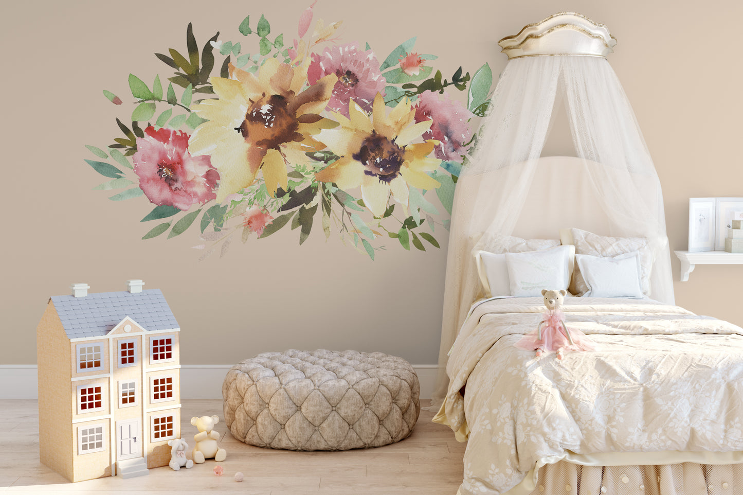 Wall Decal Bouquet SUNNYPINK Nursery Décor