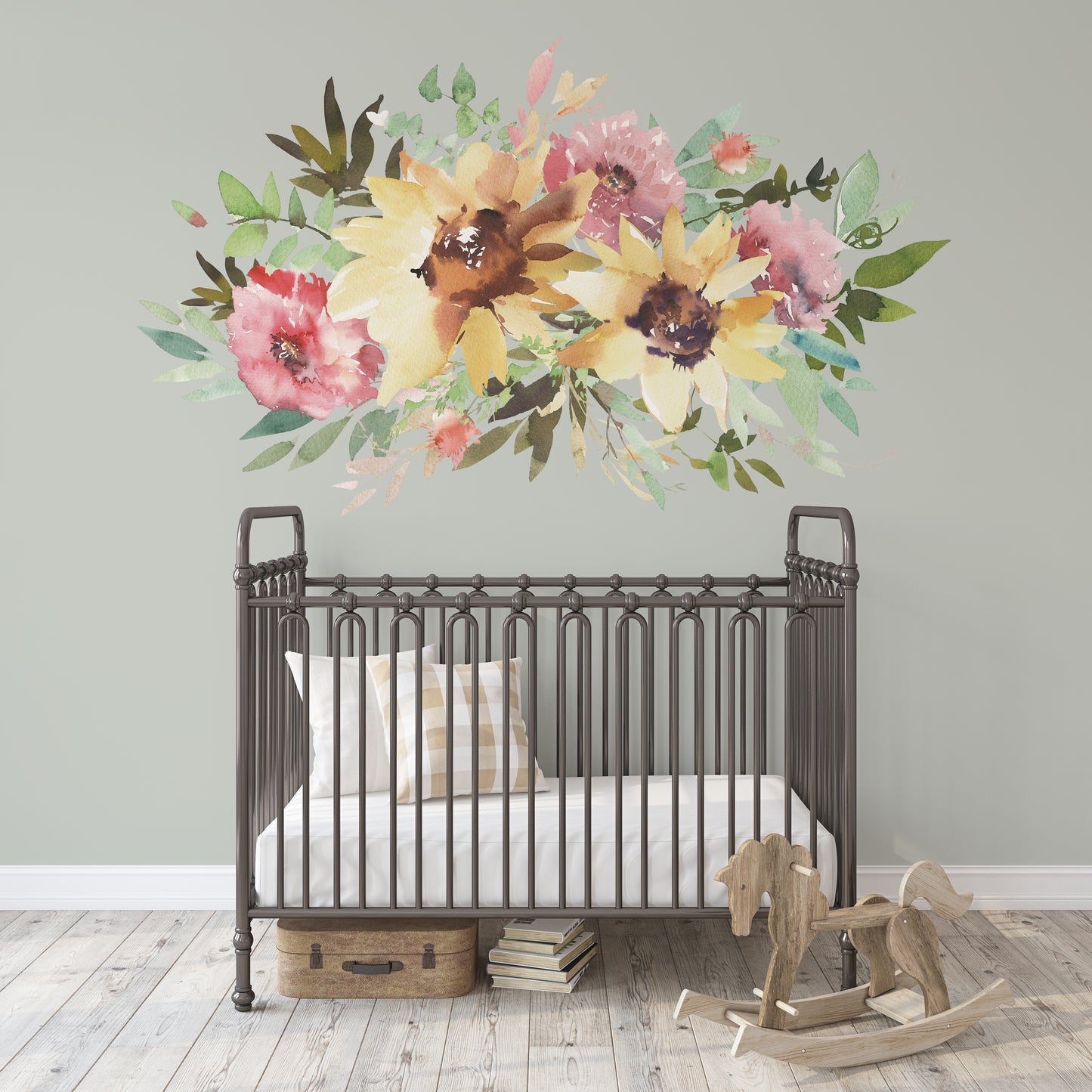 Wall Decal Bouquet SUNNYPINK Nursery Décor