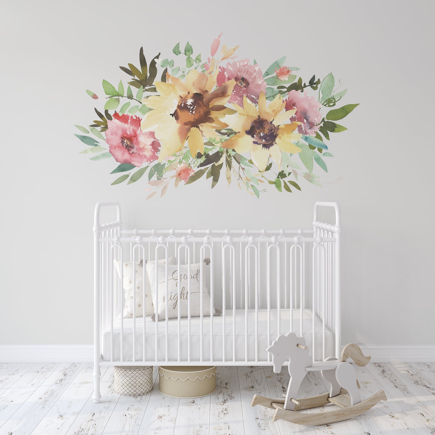 Wall Decal Bouquet SUNNYPINK Nursery Décor