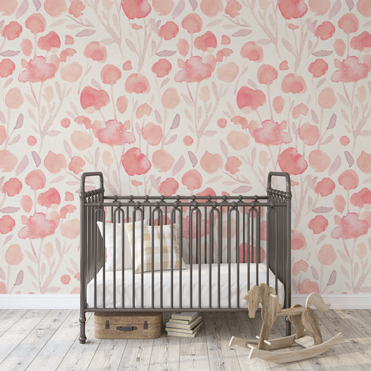 EMILY Wallpaper | Peel and Stick Removable Floral Wallpaper 0004