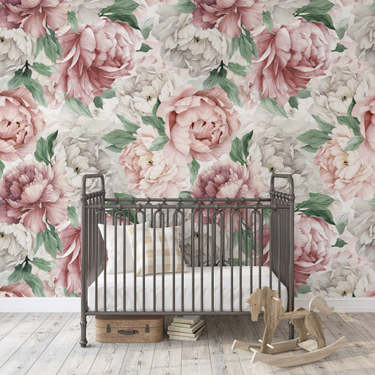 RACHEL Wallpaper | Removable Pre-pasted Floral Wallpaper 0127