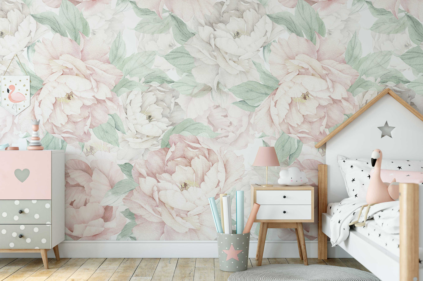 ADELINE Wallpaper | Removable Pre-pasted Floral Wallpaper 0128