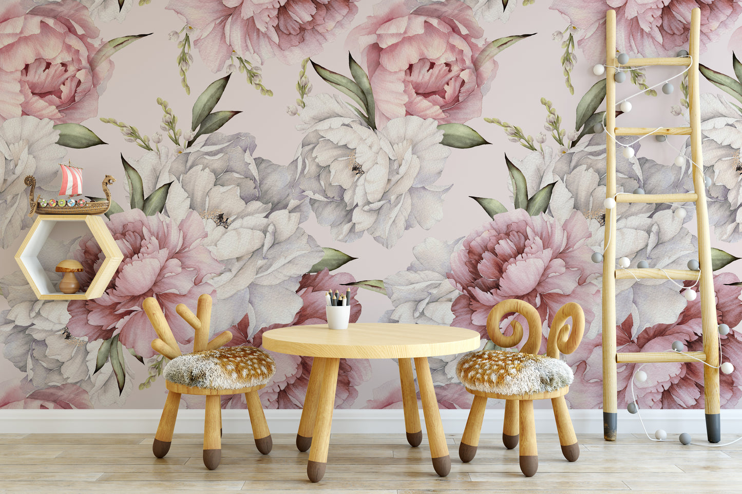 ADDISON Wallpaper | Peel and Stick Removable Floral Wallpaper 0026