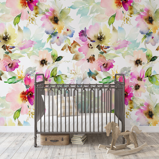 ARIA Wallpaper | Removable Pre-pasted Floral Wallpaper 0016