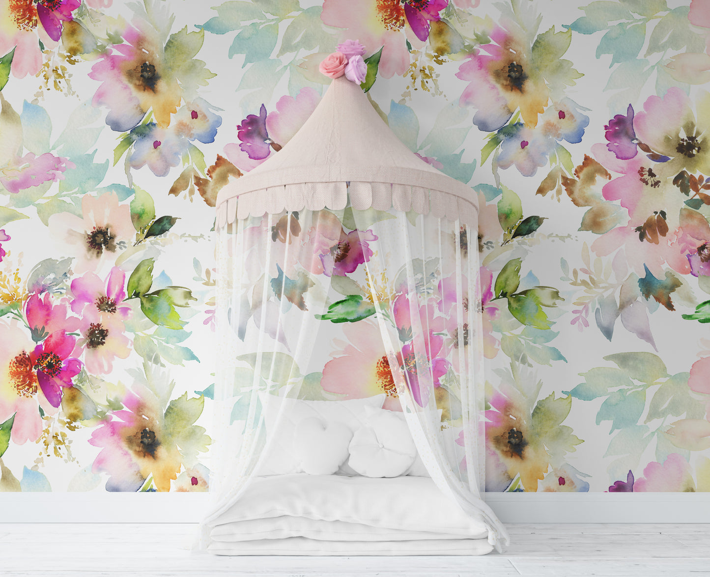 ARIA Wallpaper | Removable Pre-pasted Floral Wallpaper 0016