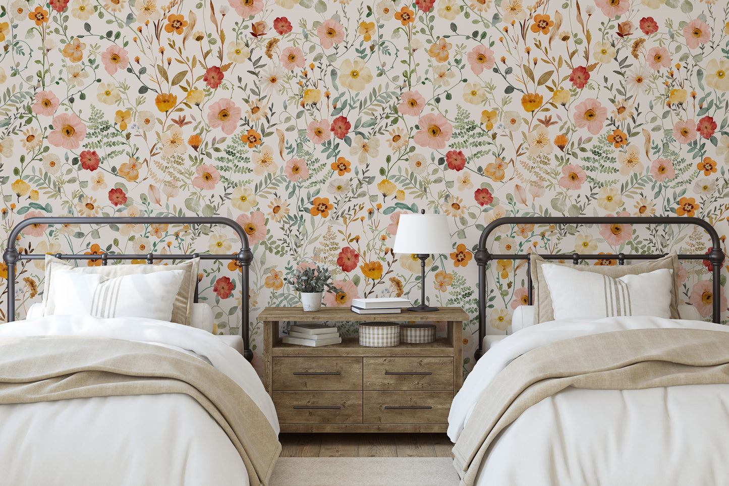 MADISON Wallpaper | Peel and Stick Removable Floral Wallpaper 0215