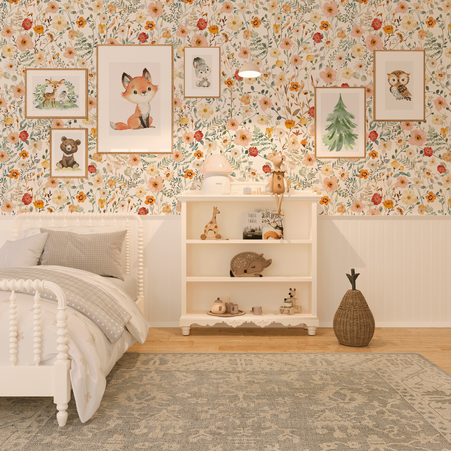 MADISON Wallpaper | Peel and Stick Removable Floral Wallpaper 0215