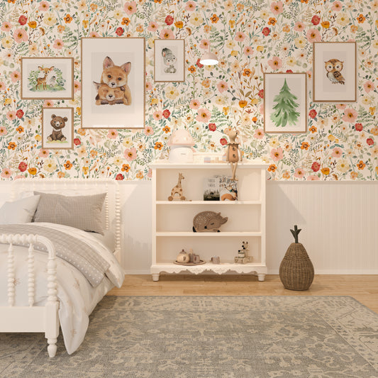 MADISON Wallpaper | Peel and Stick Removable Floral Wallpaper 0215