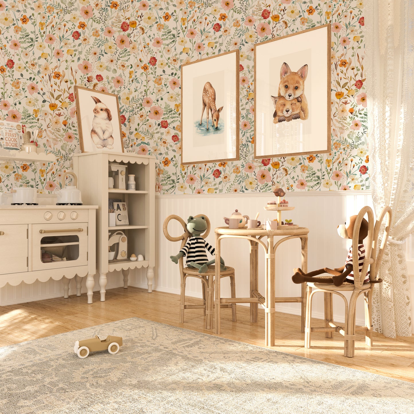 MADISON Wallpaper | Peel and Stick Removable Floral Wallpaper 0215