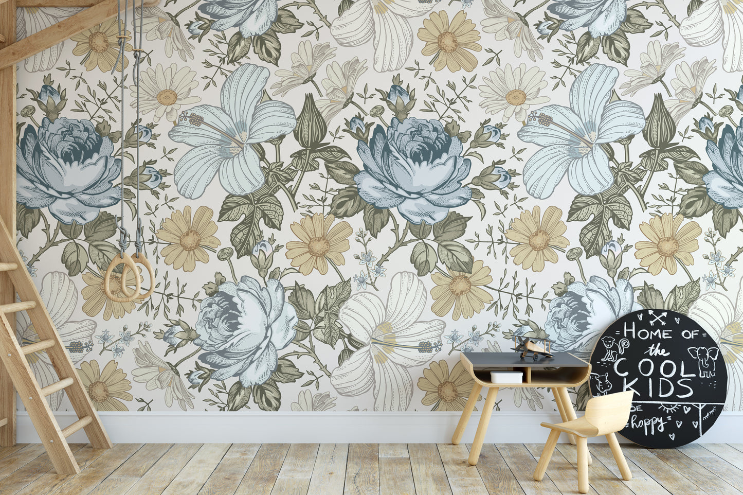 JAZMARIE Wallpaper | Peel and Stick Removable Floral Wallpaper 0135