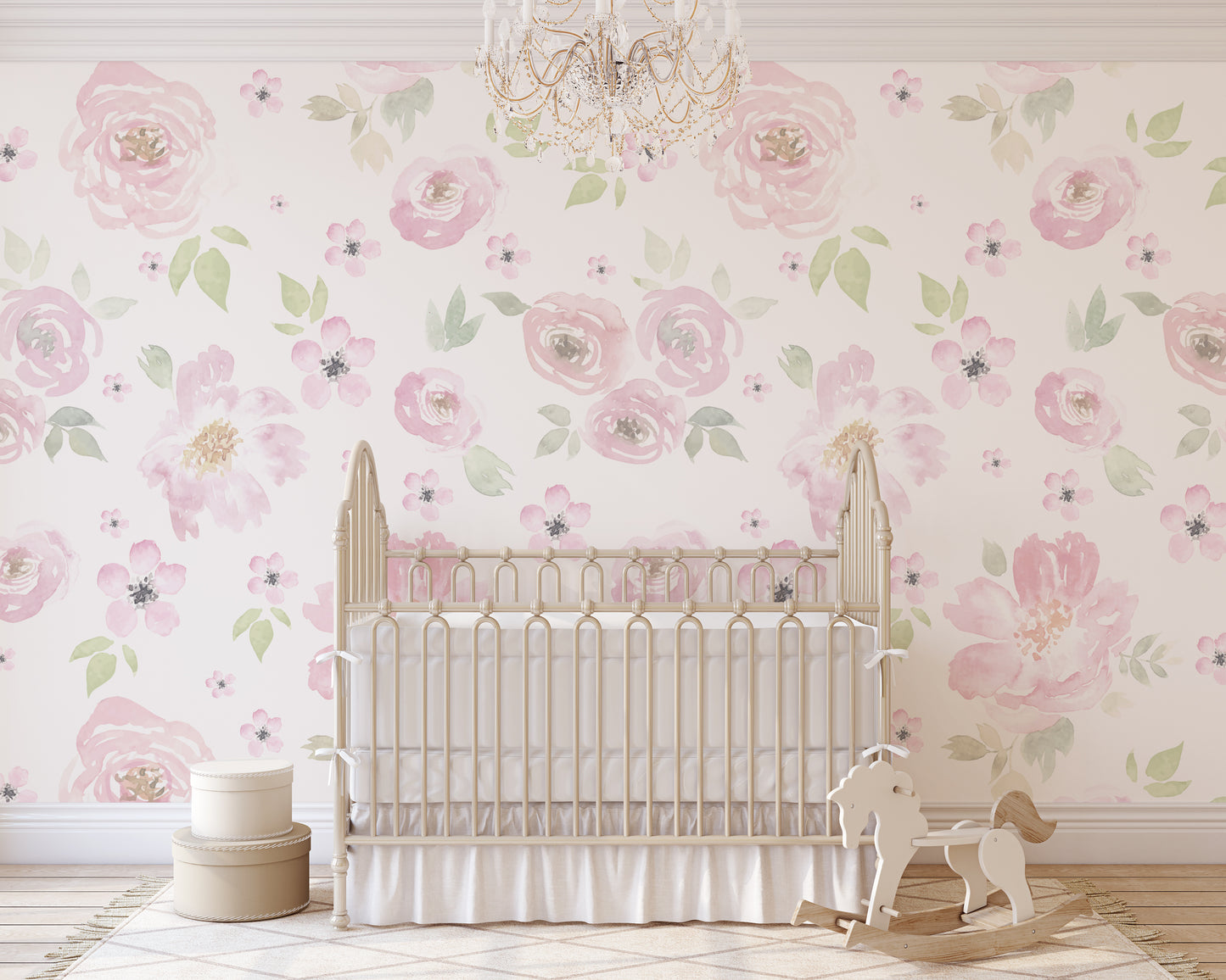 BELLA Wallpaper | Peel and Stick Removable Floral Wallpaper 0134