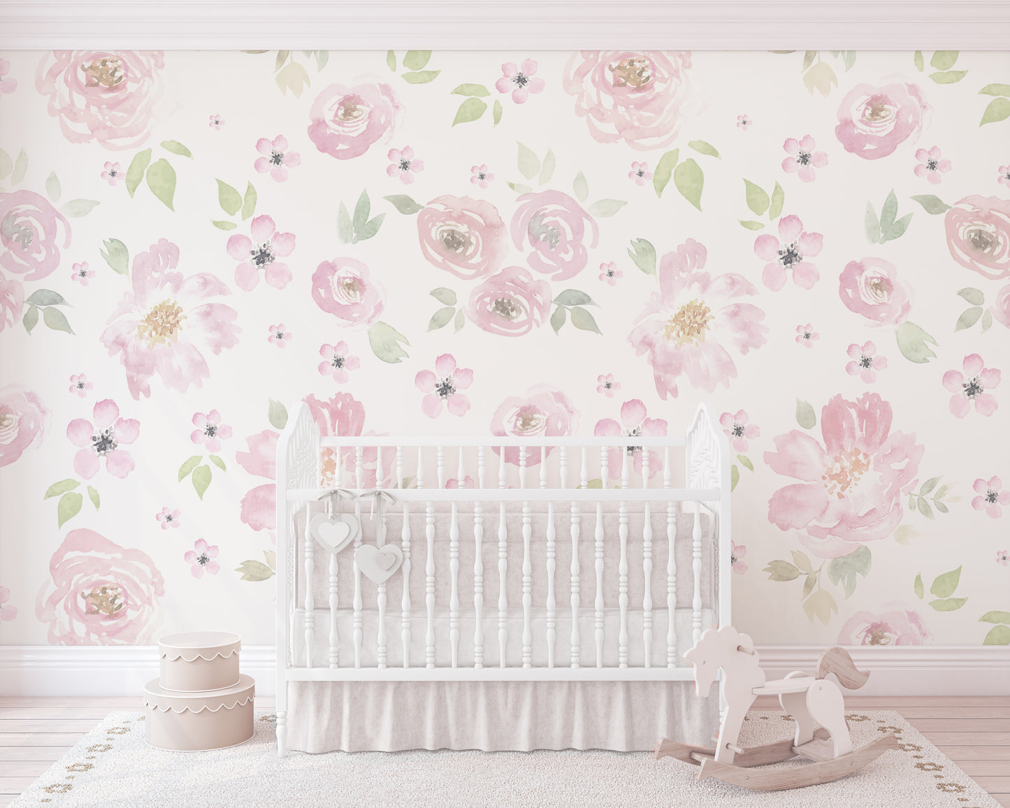 BELLA Wallpaper | Peel and Stick Removable Floral Wallpaper 0134