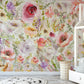 SCARLETT Wallpaper | Peel and Stick Removable Floral Wallpaper 0187