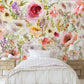 SCARLETT Wallpaper | Peel and Stick Removable Floral Wallpaper 0187