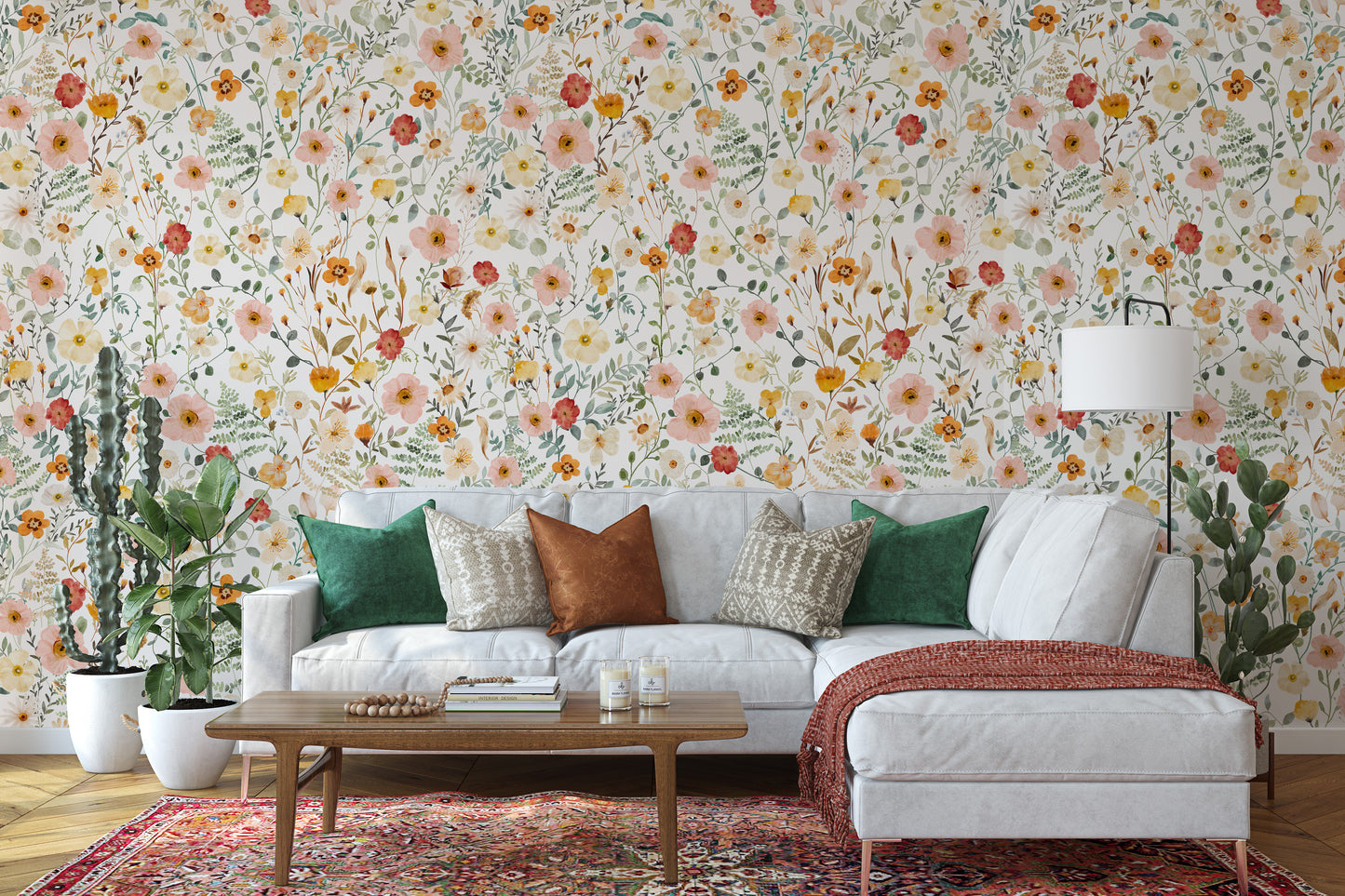 MADISON Wallpaper | Peel and Stick Removable Floral Wallpaper 0215