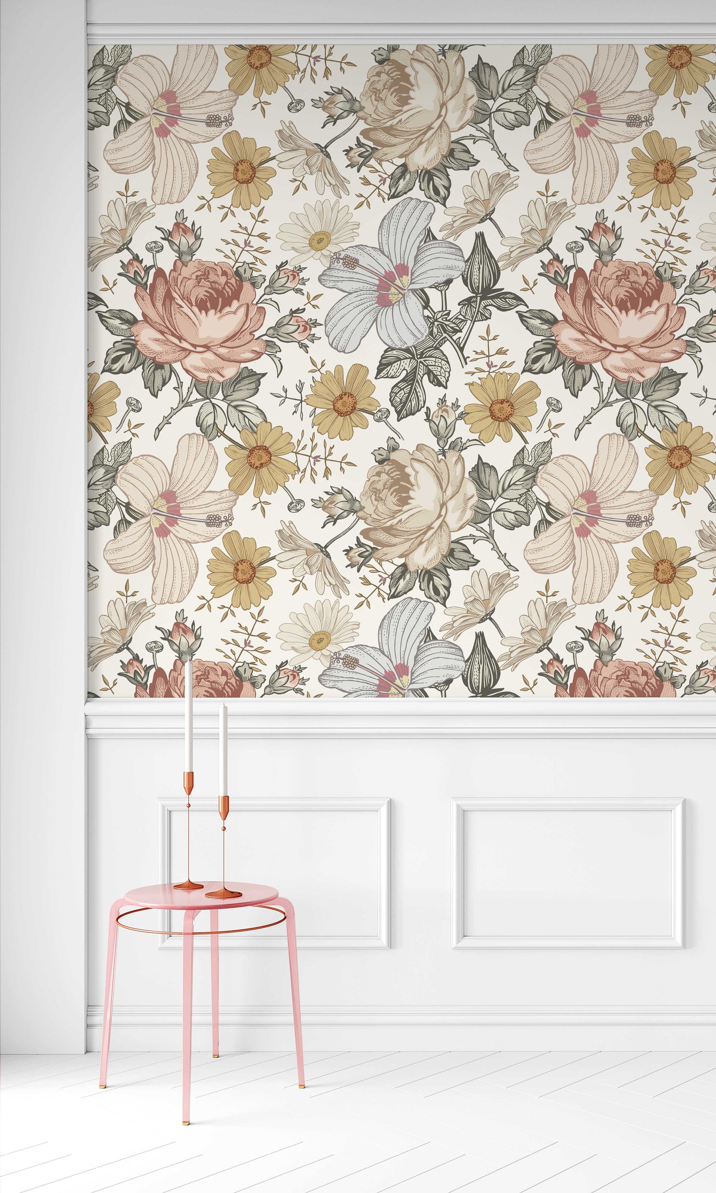 CAMILA S Wallpaper | Removable Pre-pasted Floral Wallpaper 0130