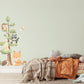 Woodland Watercolor Trees Animals BASIC Set Nursery Décor