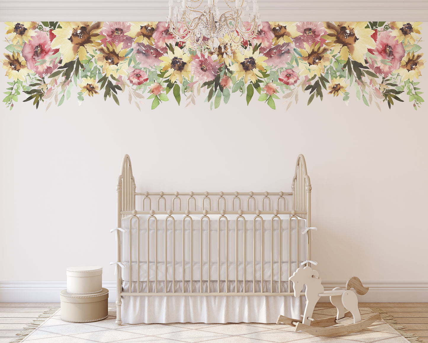 Wall Decal Border MARIGOLD Nursery Décor