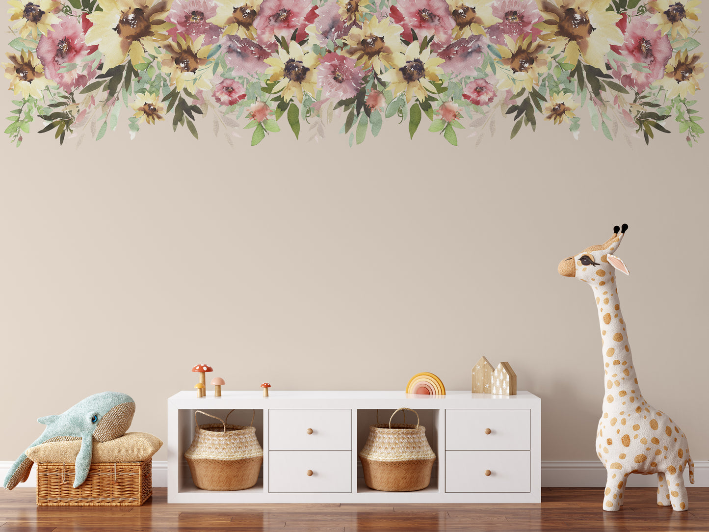 Wall Decal Border MARIGOLD Nursery Décor