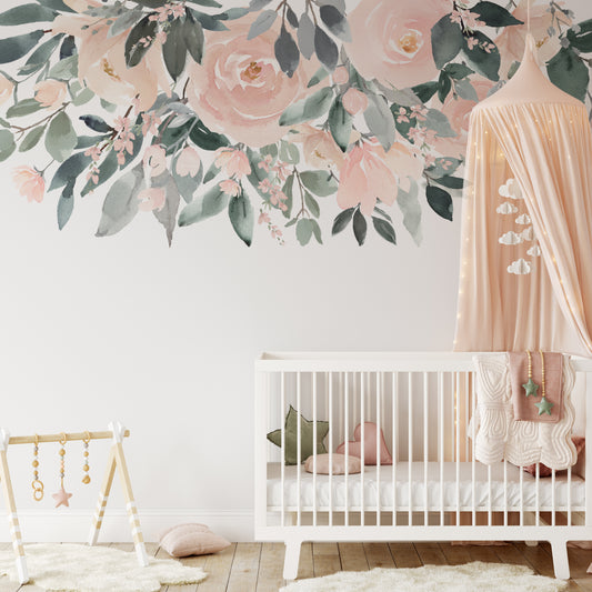 Wall Decal Border OLIVIA ROSE Nursery Décor