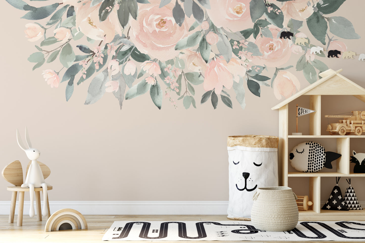 Wall Decal Border OLIVIA ROSE Nursery Décor